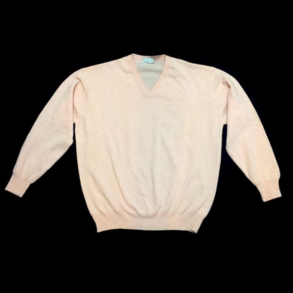 Valentino Pink Lambswool Sweater, Men’s, Large